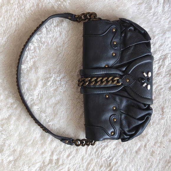 Cole Haan Black Lace G Series Handbag - Picture 2 of 6